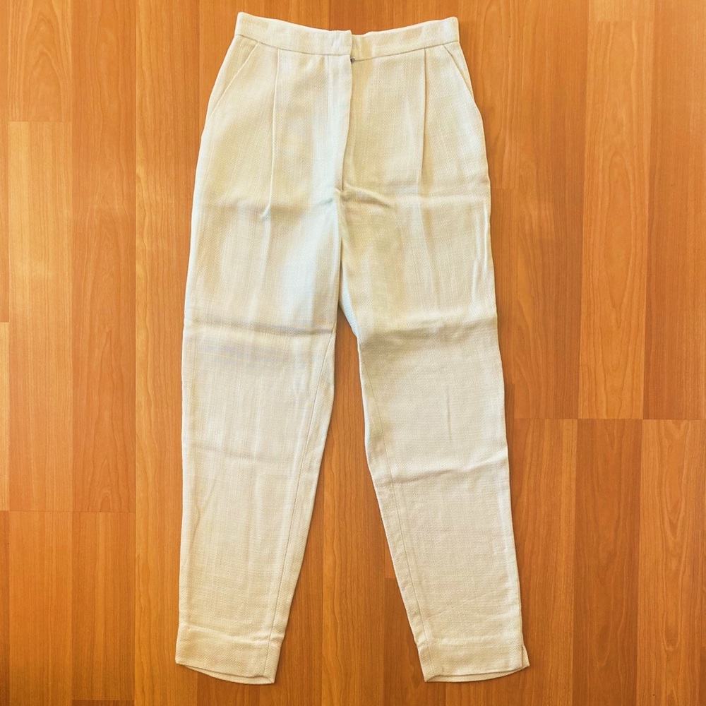 Rachel Comey high-waisted silky texture woven dress pants